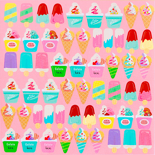 류류 써클 스티커 : 아이스크림샐러드마켓