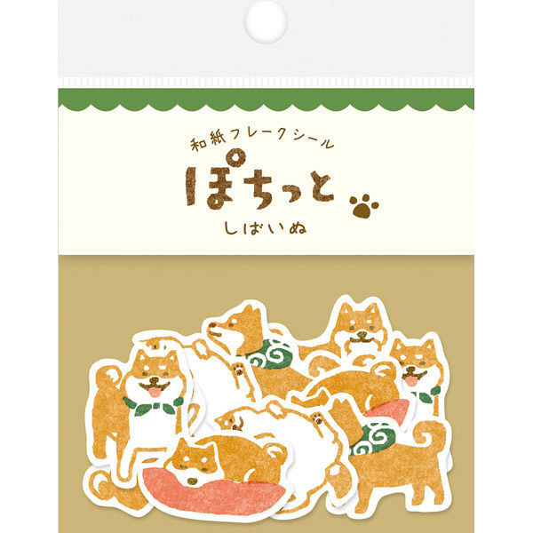 후루카와 포칫토 조각 스티커 : 시바견샐러드마켓