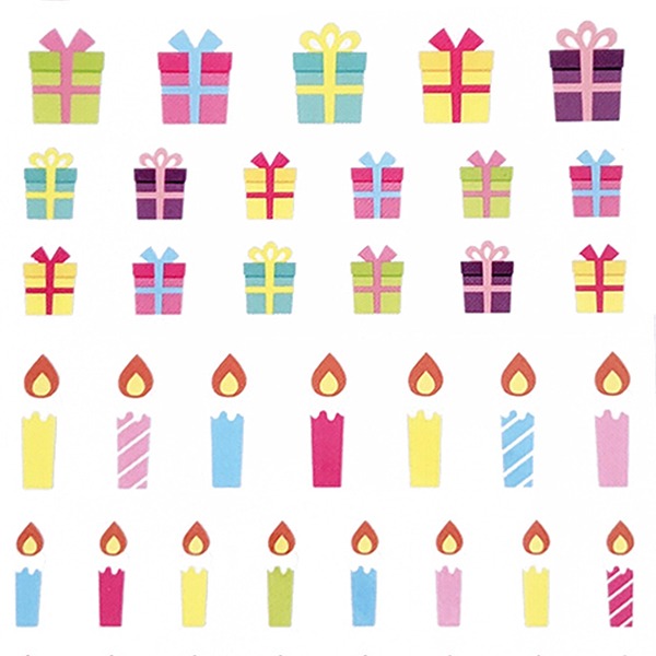 마인드웨이브 데코 봉봉 스티커 : 선물&amp;촛불샐러드마켓